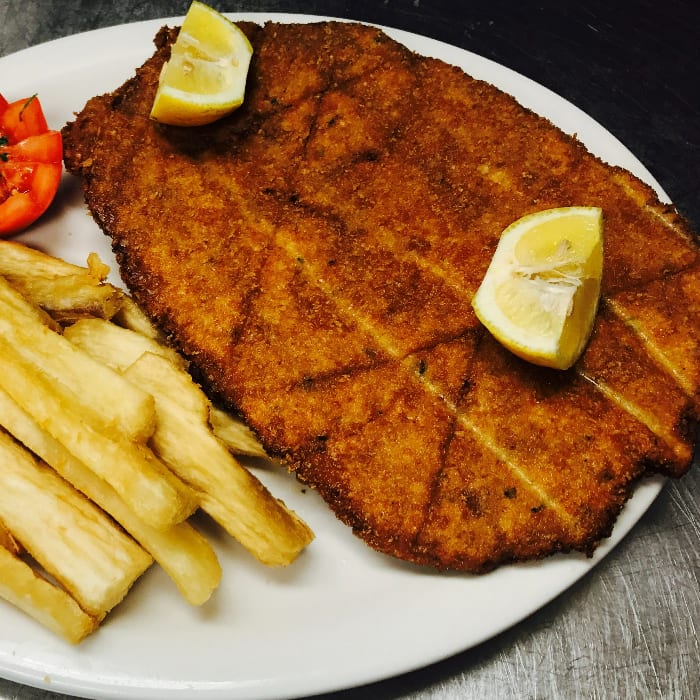 Milanesa de Pollo.